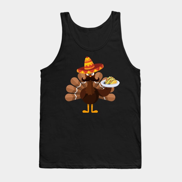 thanksgiving turkey Tank Top by Flipodesigner